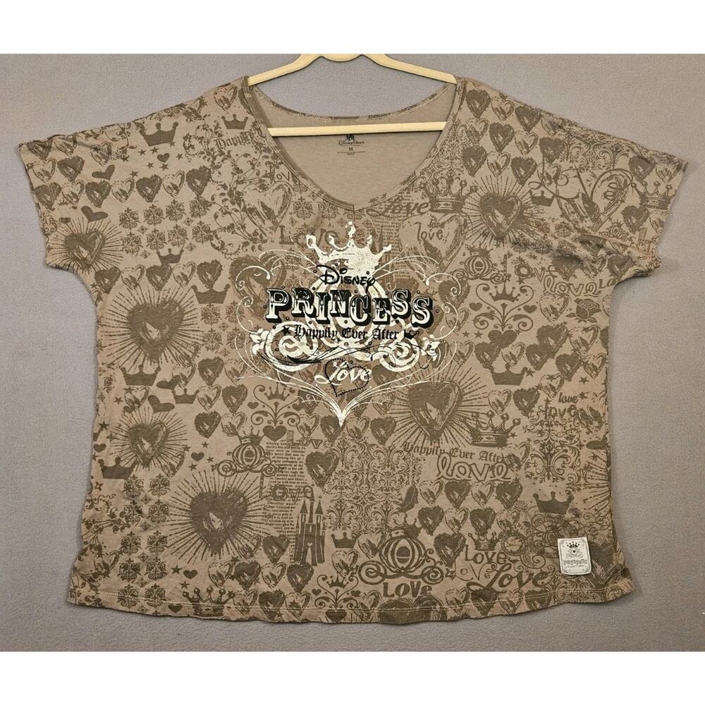 DISNEY Princess Couture Ladies Shirt Disney Parks Happily Ever After Love 3XL